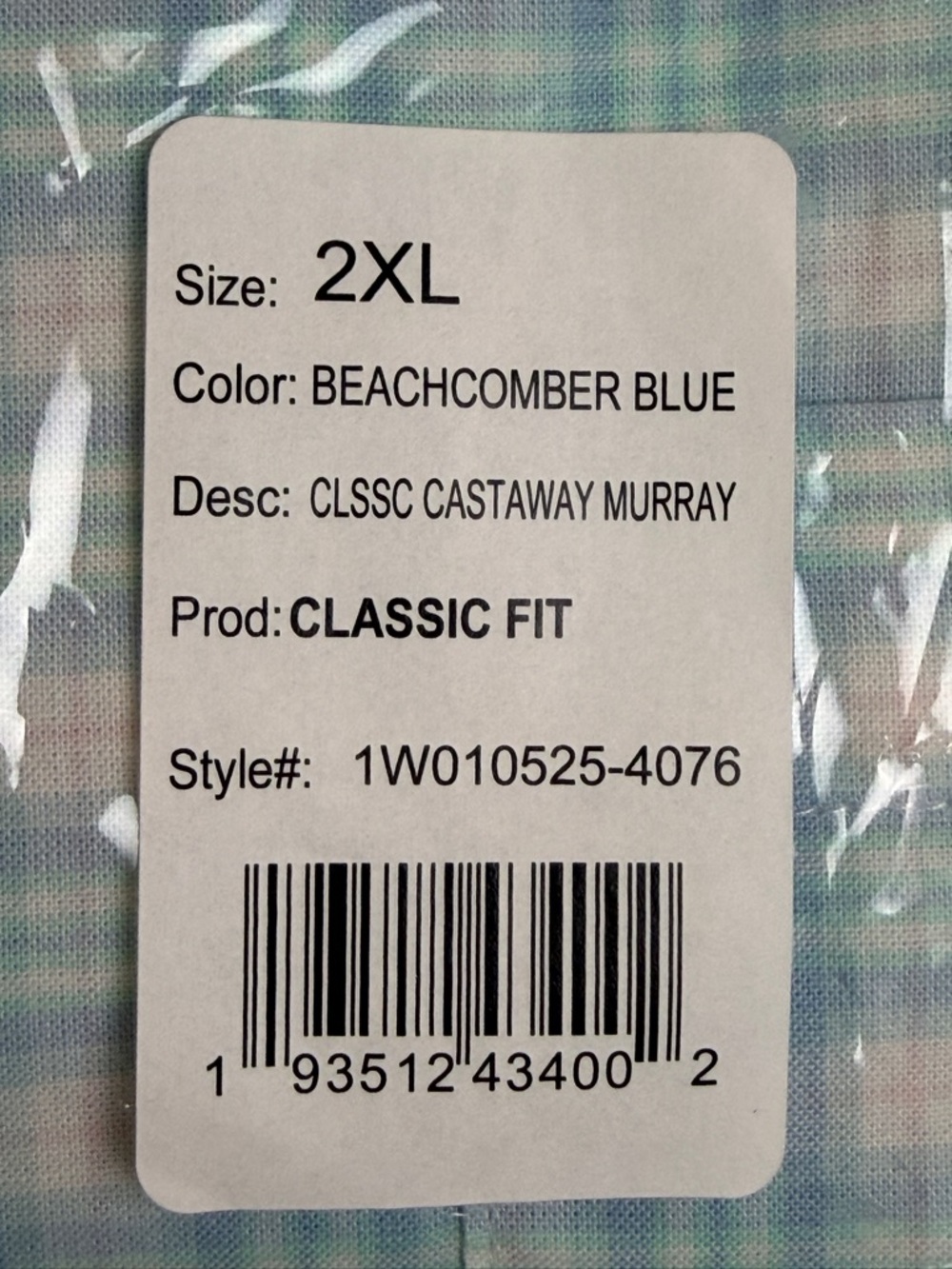 Vineyard Vines Blue and Mint Plaid Button-Down Shirt - Picture 4 of 5